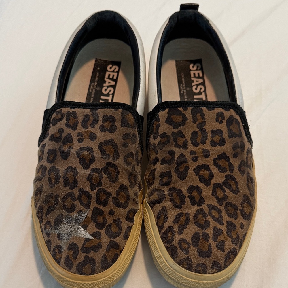 Golden Goose Leopard Print Sneaker